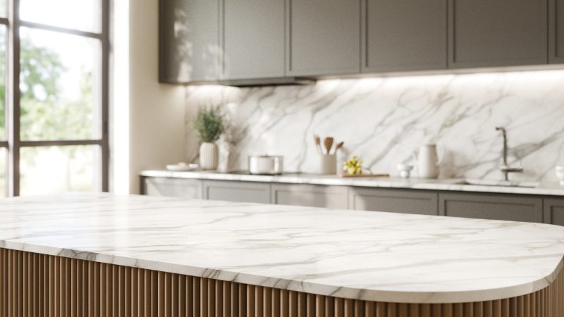 Through-Body and Non-Through-Body Countertops Explained: Design Benefits, Edge Profiles & More